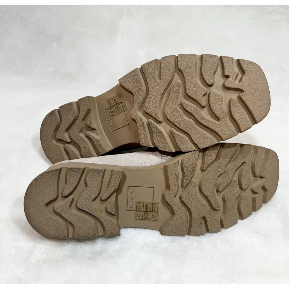 Dolce Vita Elias Lug Loafers Tan Suede Leather Women’s 10 - Picture 7 of 10